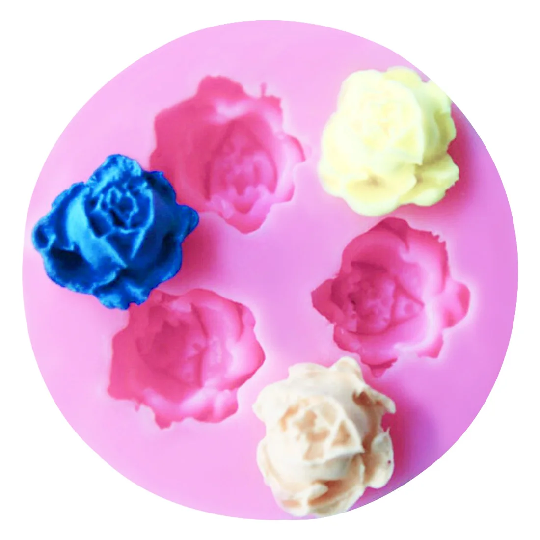 DIY инструмент для украшения торта помадки пион роза лепестки лист силиконовая