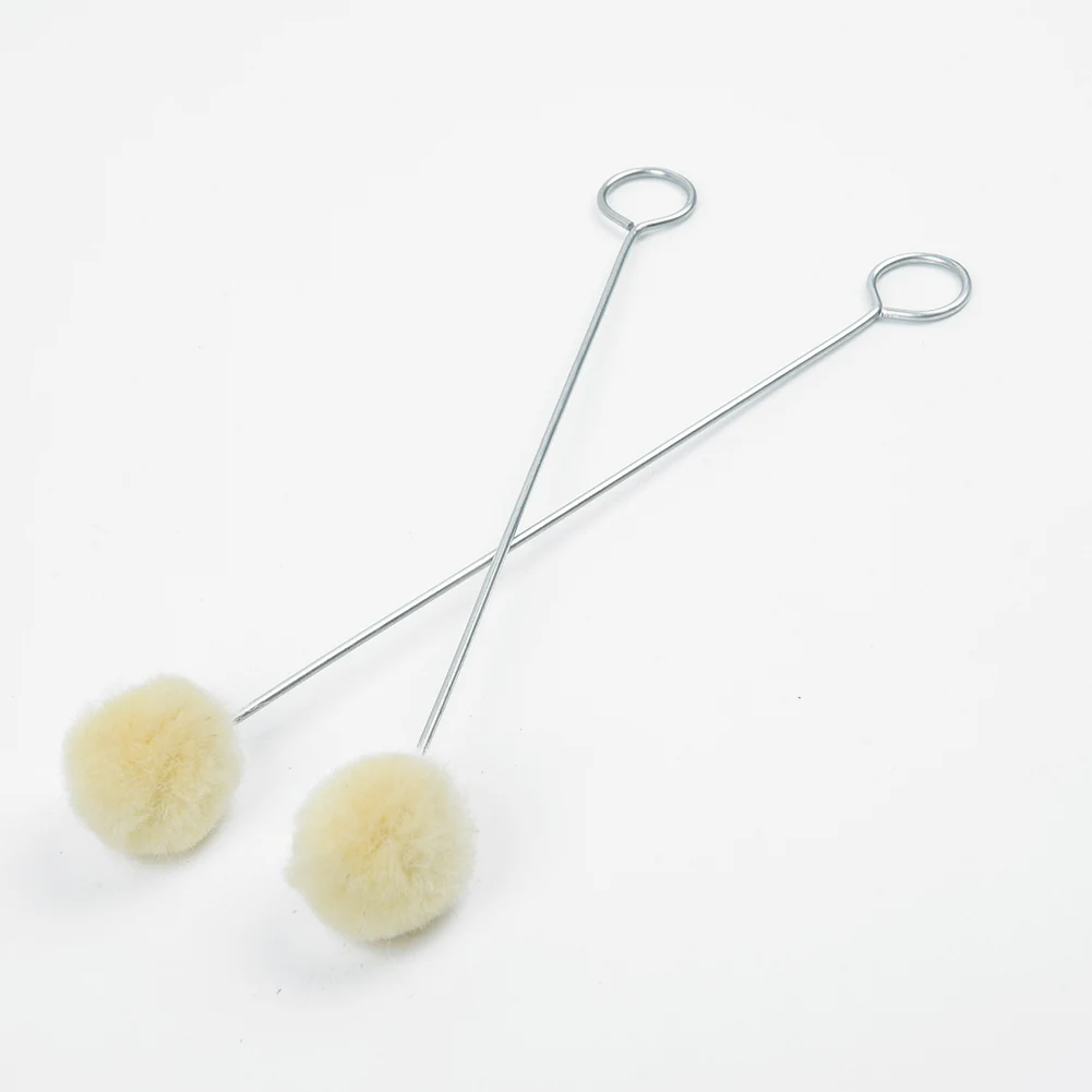 100*Leather Craft Wool Leather Dye Dauber Finish Applicator Kit Tools DIY Tool Accessory Assisted Dyeing Ball Brush | Дом и сад