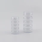 1 шт., стеклянная банка для теней для век, 10 г