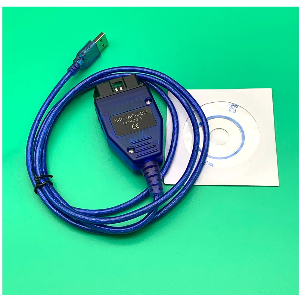 

VAG-COM 409.1 Vag Com 409Com vag 409.1 kkl OBD2 USB Diagnostic Cable Scanner Interface For VW Audi Seat Volkswagen Skoda