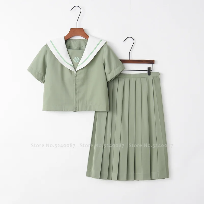Japanese JK Uniforms British Style Pleated Skirt Long Sailor Suit Women Korean Students Graduation Performance Costumes | Тематическая