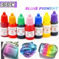 diy dye pigment for slime addition supplies clear liquid making slime kit polymer clay model art crystal mud toys for kids