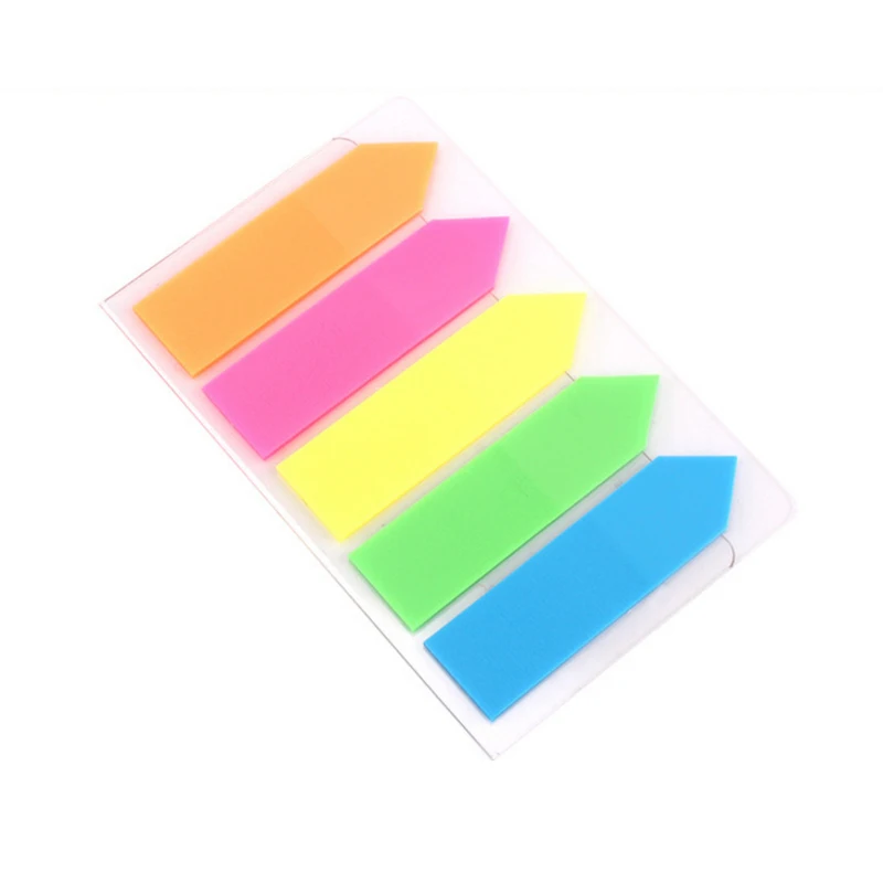 30packs/lot Candy Colors Fluorescence Self Adhesive DIY Memo Transparent Page Hold Notepad Message Study Label Stickers | Дом и сад