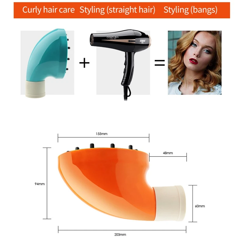 

Blower Hairdressing Salon Curly Hair Dryer Diffuser Cover