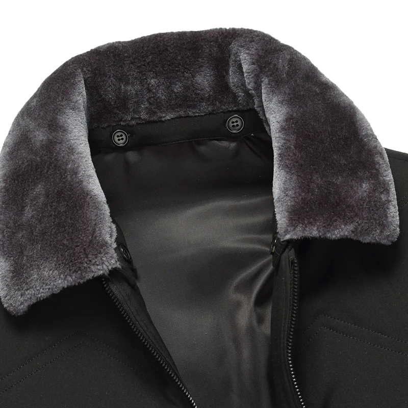 2019 модная Мужская ветрозащитная зимняя куртка для отдыха утолщенный теплый