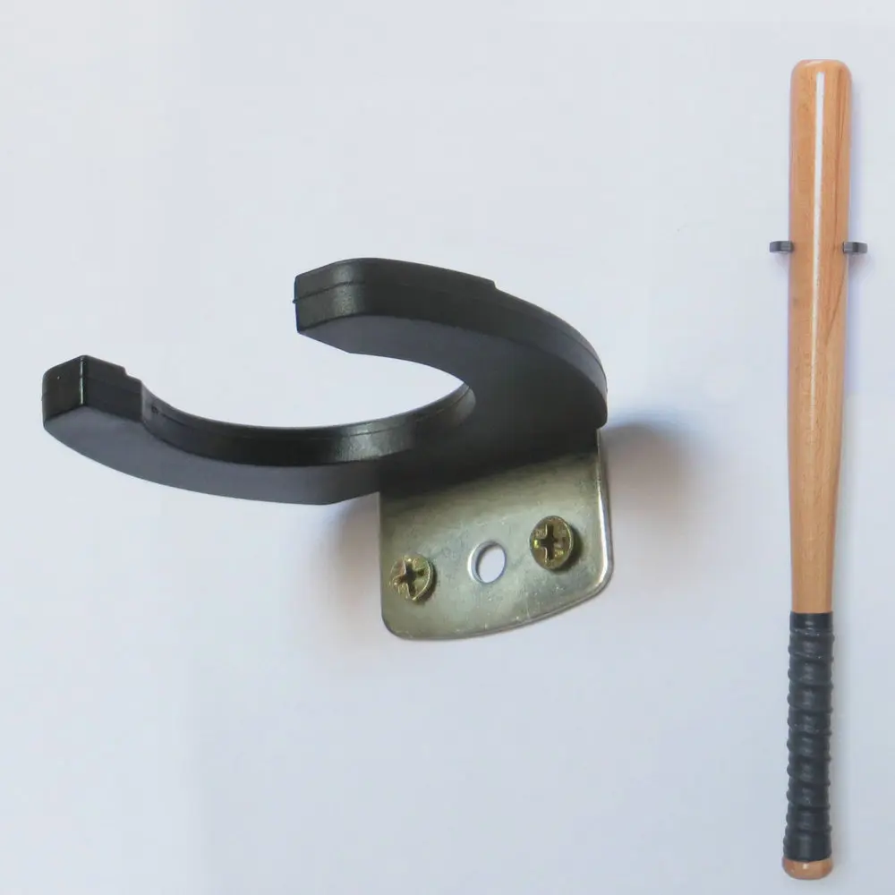 Вертикальная настенная стойка для бейсбола черный настенный держатель с набором