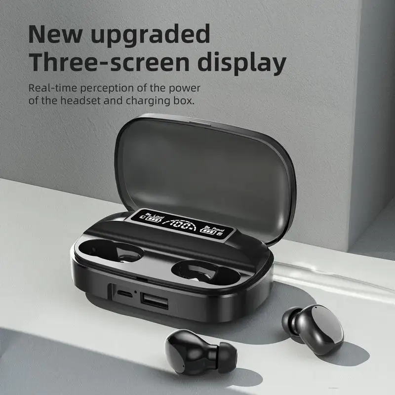 

Новая беспроводная Bluetooth-гарнитура T16 5,1, Спортивная игровая Bluetooth-гарнитура TWS с зарядкой