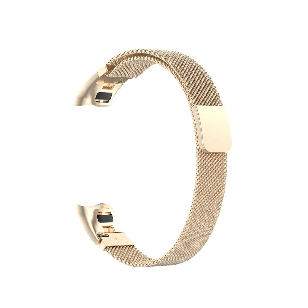 champagne Миланский Браслет на петле для huawei Honor band 4 5 кожанный Браслет замена для Honor Band 4 5 ремешок для часов - Цвет: champagne