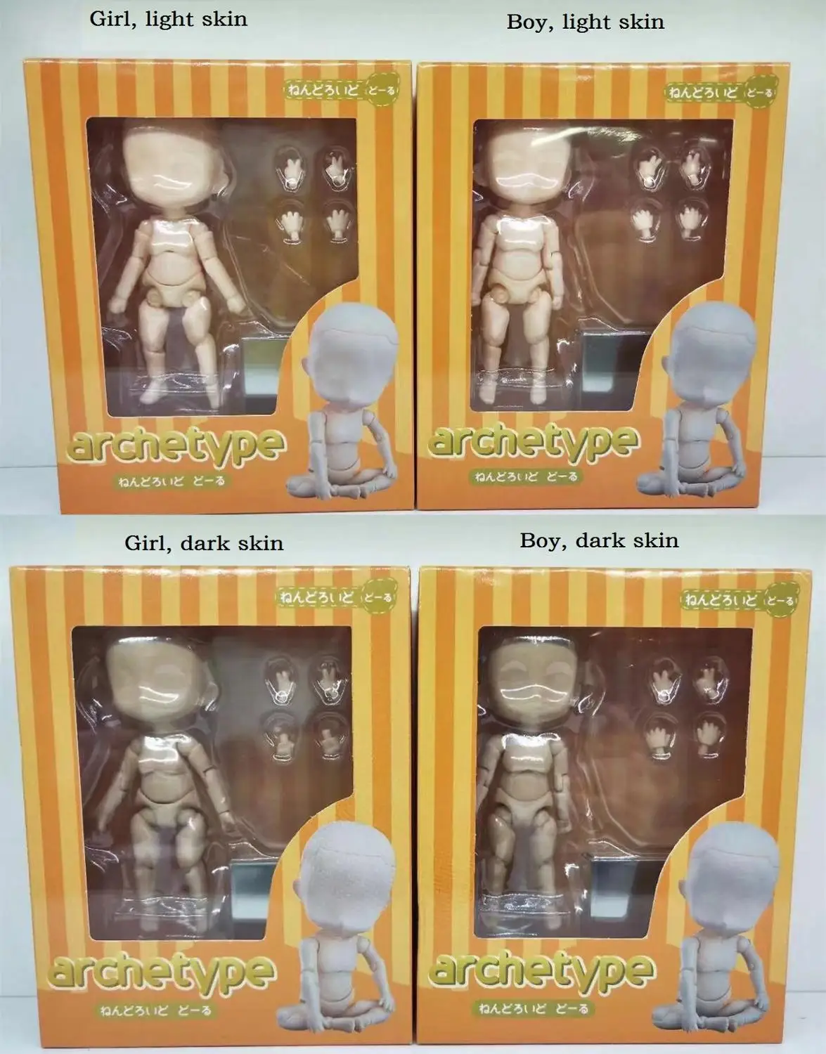 Фигурка Figma He She с подвижным телом экшн фигурка художественная живопись аниме
