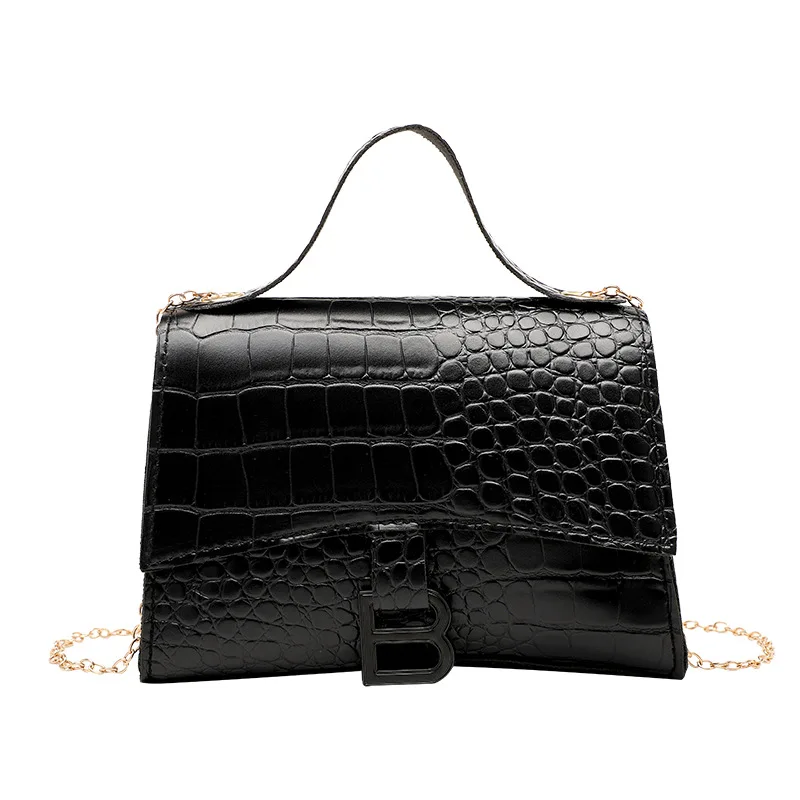 Женская сумка с цепочкой B и надписью 2020 новая модная маленькая на плечо в