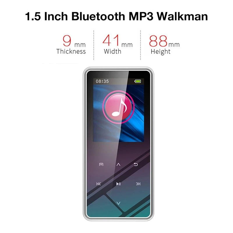M12 8G MP3 плеер Bluetooth Динамик 1 5 дюймов ЖК-дисплей Sn Кнопка контакта радио