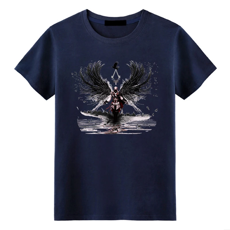 Лето 2020 новая футболка с круглым вырезом Мужская Повседневная коротким рукавом