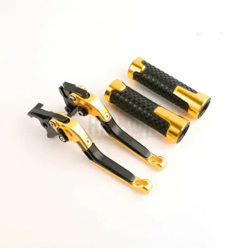 

Motorcycle CNC Adjustable Foldable Brake Clutch Lever Handle Grips For YAMAHA YZF R3 R25 2015-2019