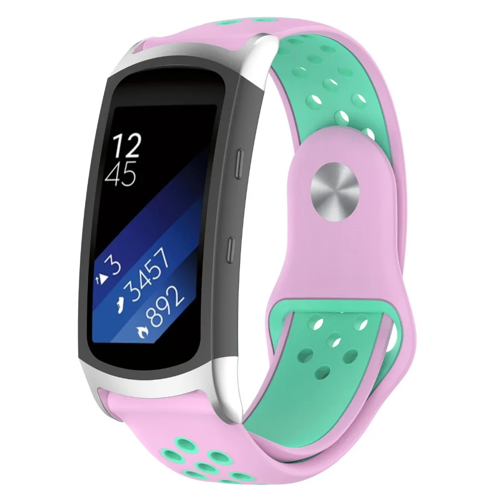 Часы с силиконовым браслетом, сменный ремешок для samsung gear Fit 2 Pro/Fit2 Pro R365, ремешок для наручных часов