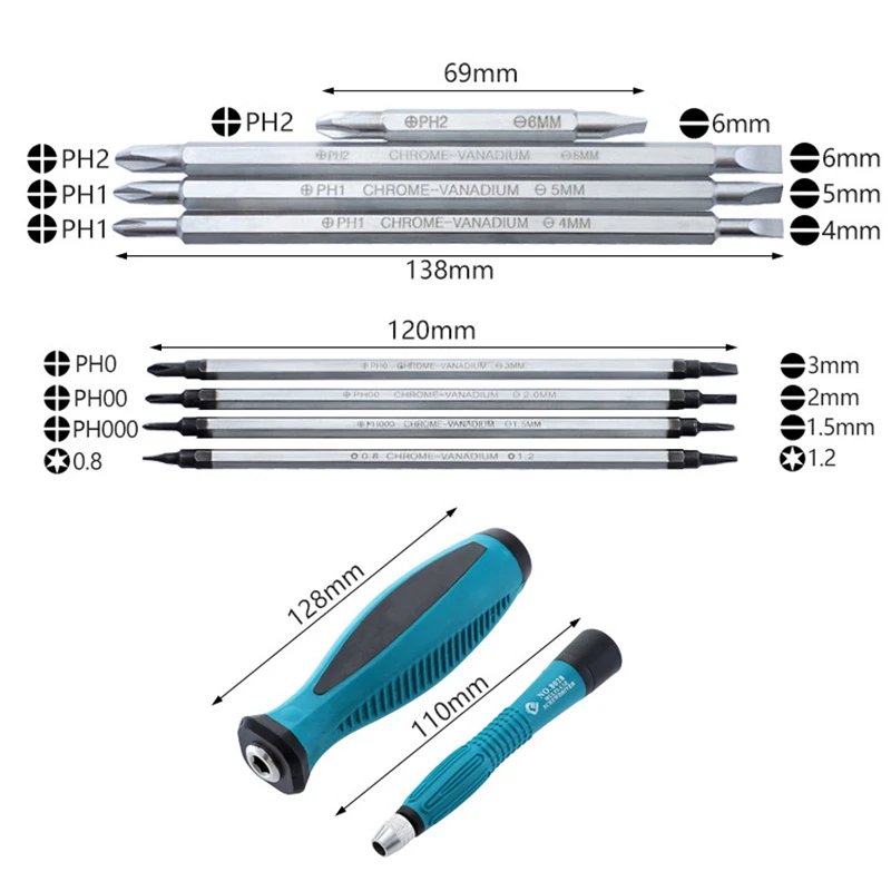 10 шт. высокое качество ручная отвертка набор открытый портативный аварийный