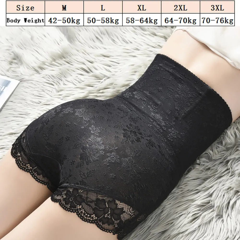 High Waist Panties Slimming Shapewear Shorts Postpartum Girdle Tummy Control Underwear Lace Lingerie Butt Lift Corset Shaper