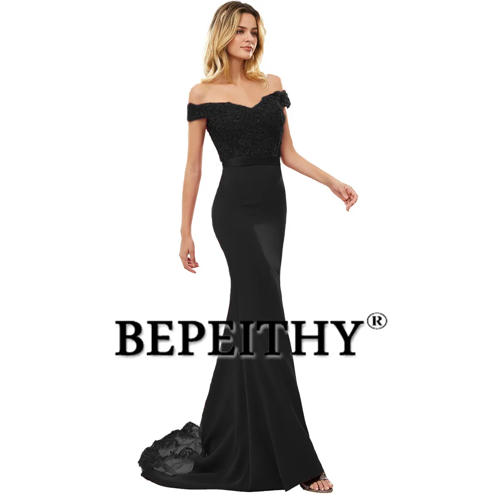 BEPEITHY Robe De Soiree Русалка бургундское длинное вечернее платье вечерние элегантные