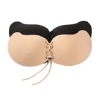 Женский самоклеящийся бюстгальтер без бретелек, однотонный бюстгальтер без бретелек, гелевый силиконовый бюстгальтер пуш-ап, женское нижнее белье, невидимый бюстгальтер NIN66