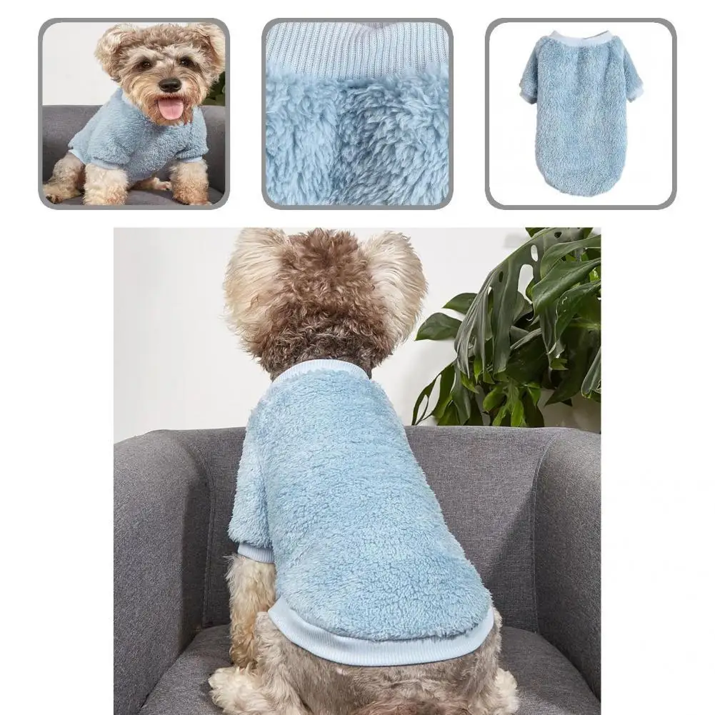 

Excellent Dog Coat Wear Resistant Polyester Puppy Ultra-thick Sweatshirt Pet Costume Pet Clothes Pet Sweater