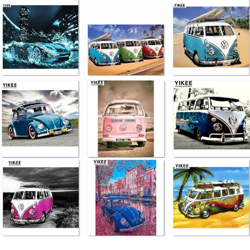 

diamond painting full drill, landscape, diy ,5d, diamond embroidery animal, couples ,vehicle,diamond mosaic painting NEW