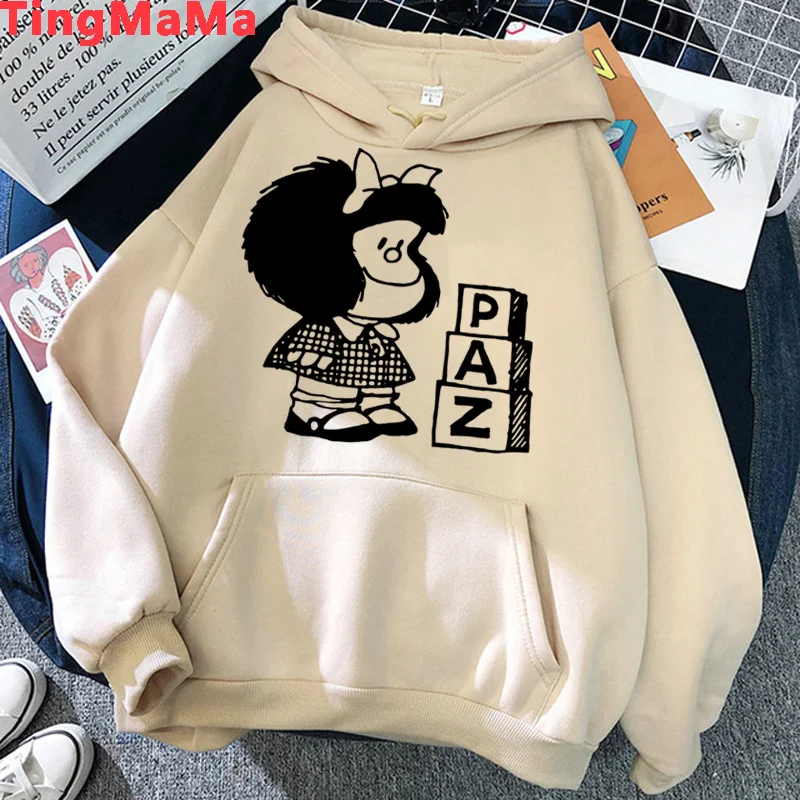 

Mafalda толстовки Мужская Уличная одежда Ulzzang harajuku гранж мужская одежда гранж
