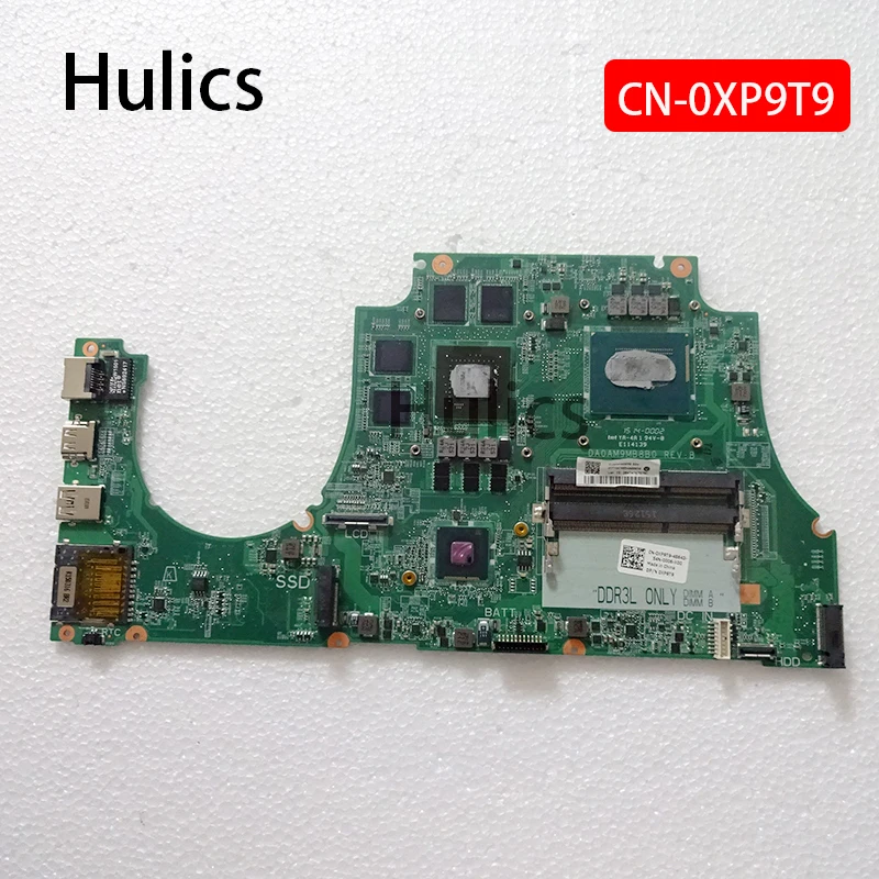 

Hulics оригинал для Dell Inspiron 7557 материнская плата для ноутбука RNXCD CN-0XP9T9 материнская плата w i7-4720HQ CPU DA0AM9MB8B0