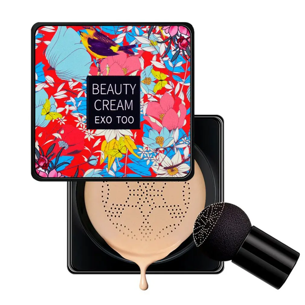 

Mushroom Head Air Cushion BB Cream Concealer Moisturizing Brightening BB Cream Waterproof Makeup Base Primer Easy To Use
