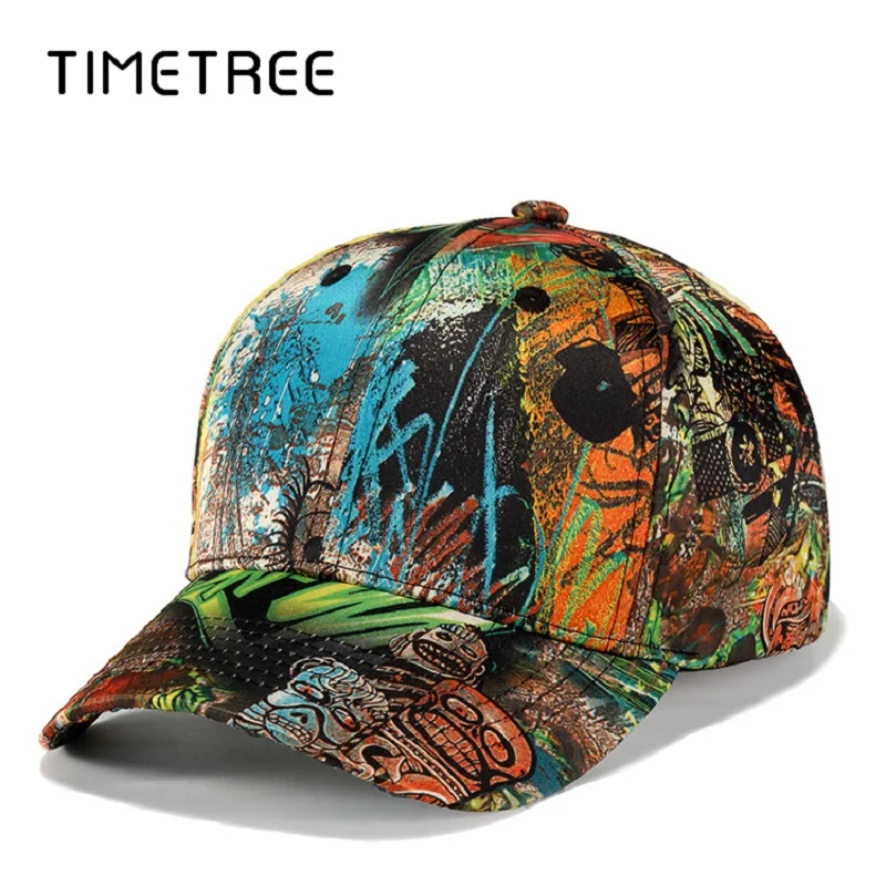 New Fashion Abstract Doodle Men's Baseball Cap Snapback Bones gorras hombre Cotton Casual Hat Casquette Women's baseball |