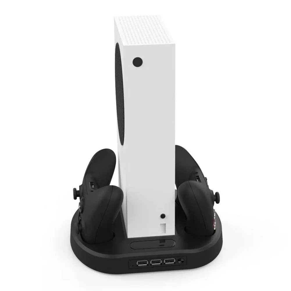 electronic machine accessories game console cooling vertical stand for xbox series s dual controller charger free global shipping