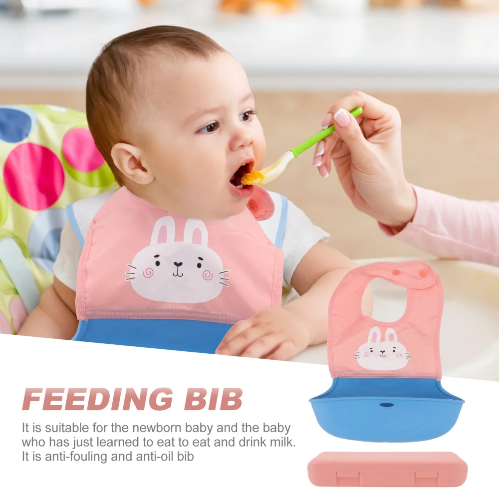 

1Pc Cartoon Baby Bib Water-proof Infant Eating Bib Restaurant Toddler Diner Bib