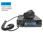 Большой ЖК-дисплей Anytone AT-6666 AM FM USB LSB PW CW 10 метров 28,000-29,700 МГц 40 каналов CB радио Мобильный трансивер AT6666