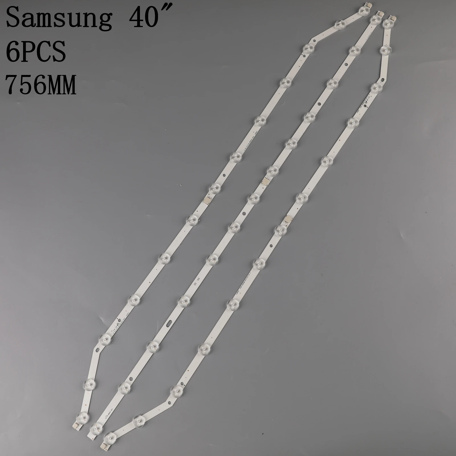 

LED Backlight strip 13 lamp For Samsung 40" D3GE-400SMB-R3 D3GE-400SMA-R2 UE40H6203AW LM41-00001V UE40EH5300WXZG UE40EH5305KXXE
