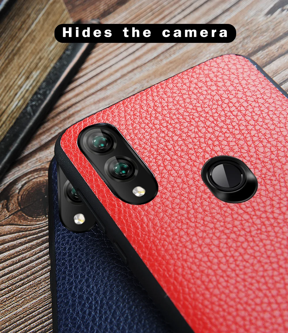Для huawei Honor 8X чехол для huawei Honor 8X Max чехол Mofi для Honor 8X чехол Обложка на заднюю панель из искусственной кожи жесткий деловой стиль