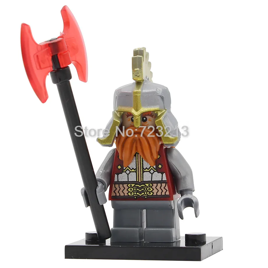 PG8183 Desolation of Smaug рисунок Фили дайн Ironfoot Kili Oin Gloin Dori Goblin ORCS строительные блоки модели кирпичи наборы игрушек - Цвет: Dain Ironfoot