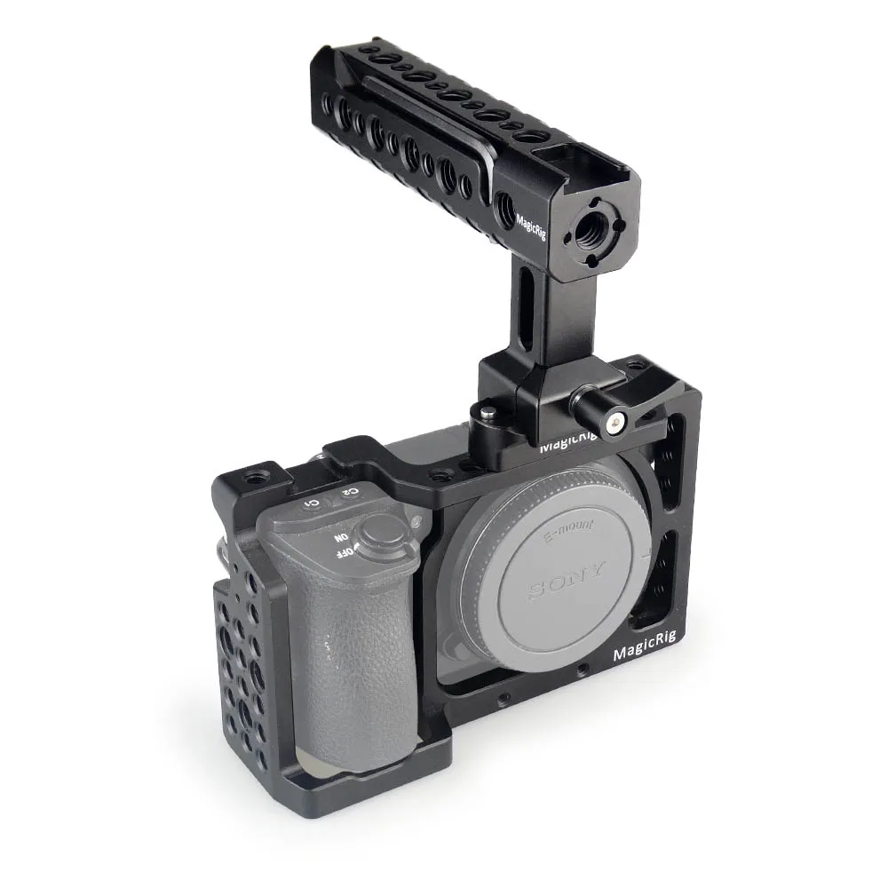 MAGICRIG DSLR клетка для камеры с ручкой NATO для sony A6400/A6000/A6300/A6500 для крепления микрофона монитор светильник вспышки