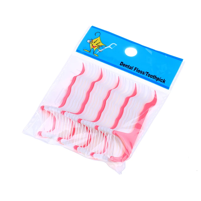 

25Pcs/Set Dental Bleaching Interdental Brush Clean Teeth Stick Plastic Toothpicks Floss Pick Oral Hygiene Dental Floss