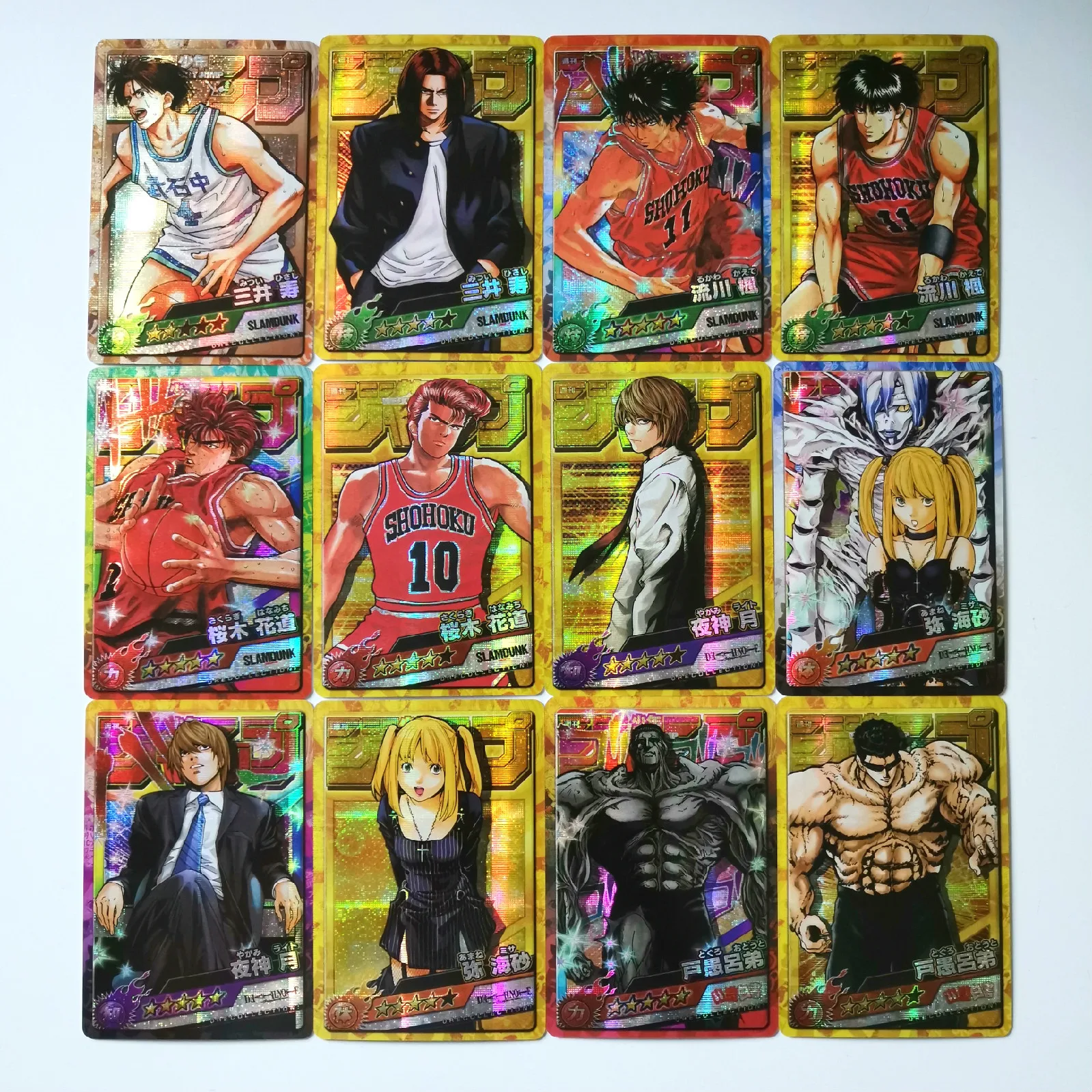 55 шт./компл. Jump Force 50th SLAM DUNK YuYu Hakusho Arale юбилейные игрушки хобби Хобби Коллекционные вещи игровая коллекция карт