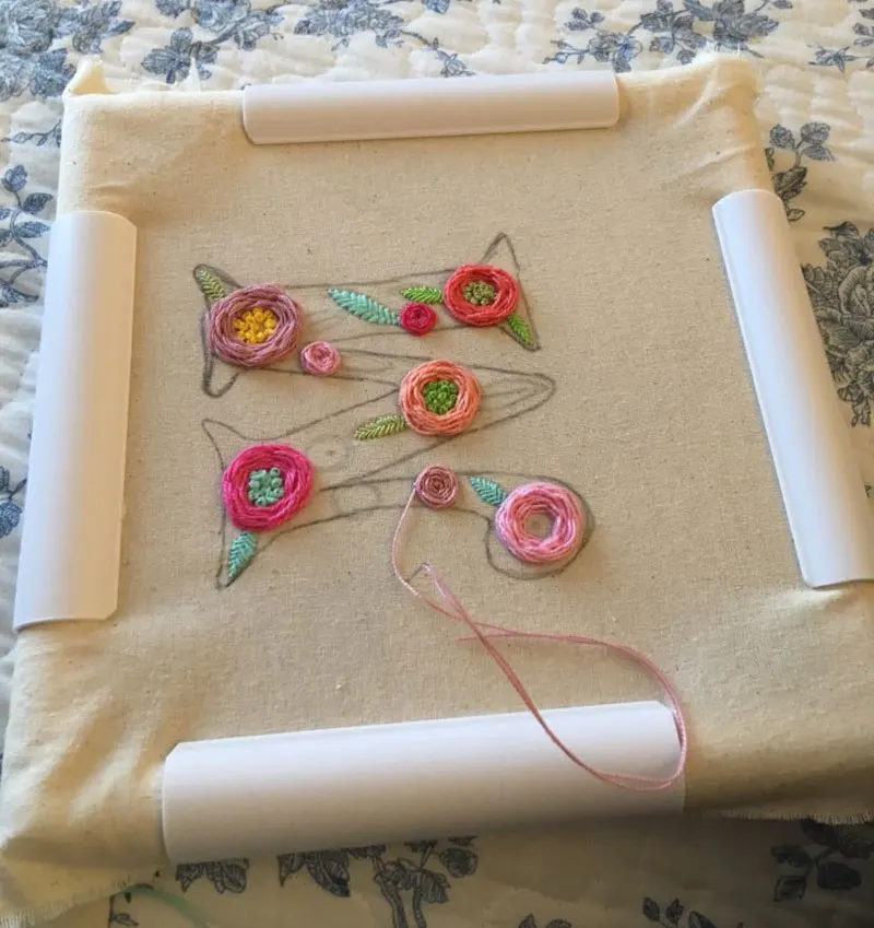 Square Embroidery Frame Rectangle DIY Hoop Plastic Clip for Cross Stitch Quilting Needlepoint Tool | Дом и сад