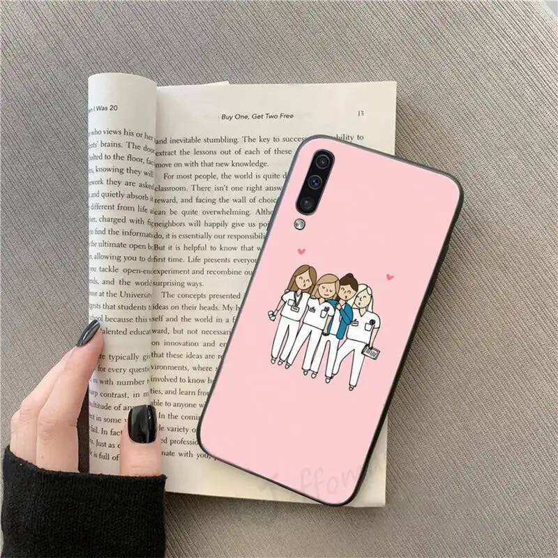 

Cute Cartoon Medicine Doctor Nurse Phone Case For Samsung galaxy A S note 10 7 8 9 20 30 31 40 50 51 70 71 21 s ultra plus