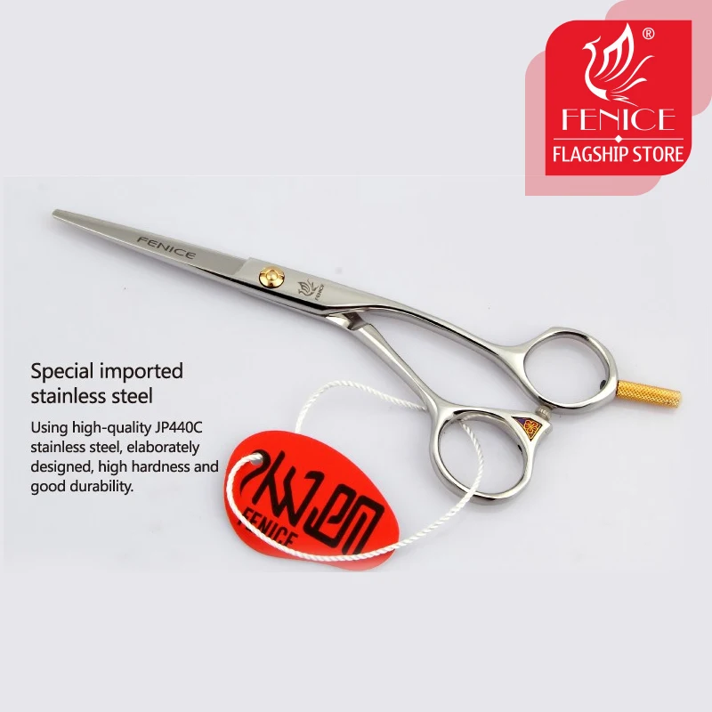 Профессиональные ножницы для волос Fenice набор ножниц парикмахерской 5 дюймов