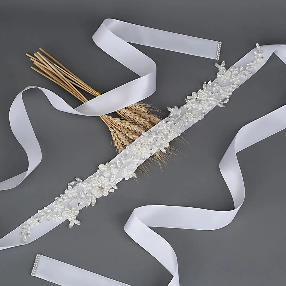 S151 блестящий красный атласный пояс Стразы Свадебный Пояс аксессуары для Пояса