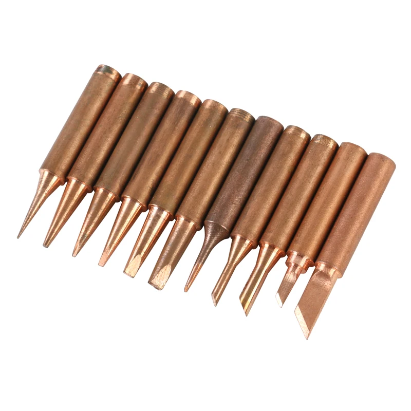 11 шт./компл. паяльная станция комплект однотонной одежды красного цвета Медь