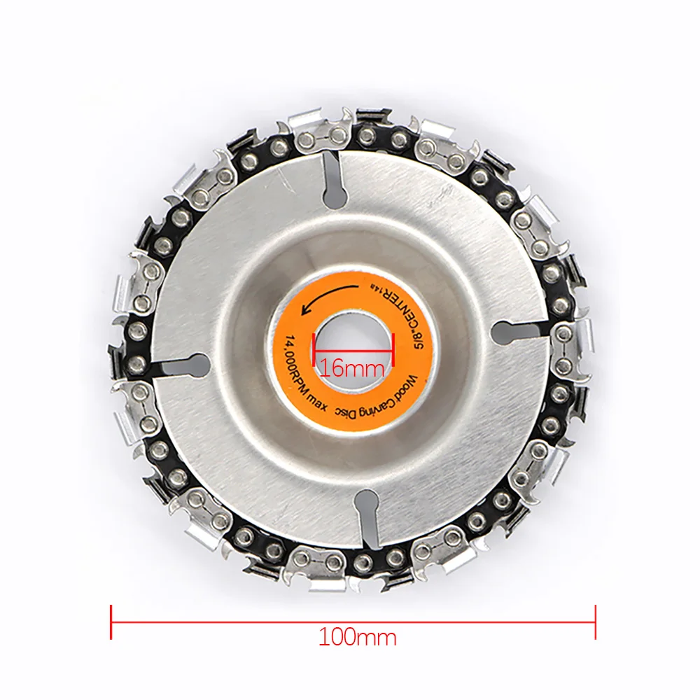 Abrasive Tools 4 Inch Angle Grinder Disc and Chain 22 Tooth Fine Cut Chain Set For 100/115 Grinding Machine Disc Chain Saw