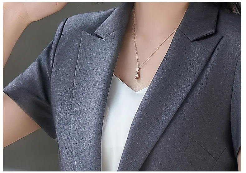 Женский элегантный офисный костюм летний деловой из высококачественного