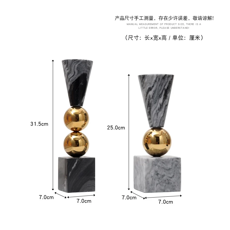 

Large Dinning Table Marble Personalized Candle Holder Wedding Nordic Luxury Table Centerpiece Candlesticks Decoration Salon New