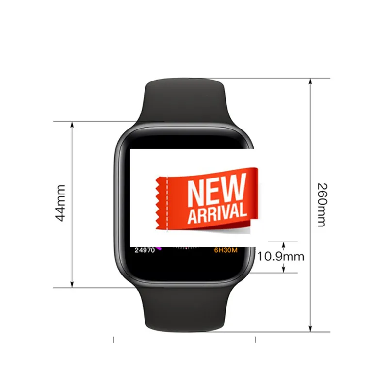 GOLDENSPIKE IWO 8 Plus 1:1 MTK2502C Беспроводное зарядное устройство W54 Bluetooth Смарт-часы IWO8 Smartwatch 44 мм серия 4 для Apple Watch