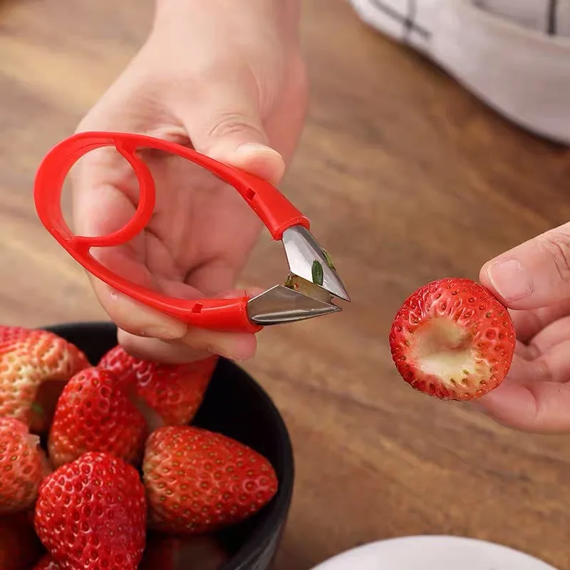 Волшебный Нож для ананаса Овощечистка Клубничные стебли инструмент удаления