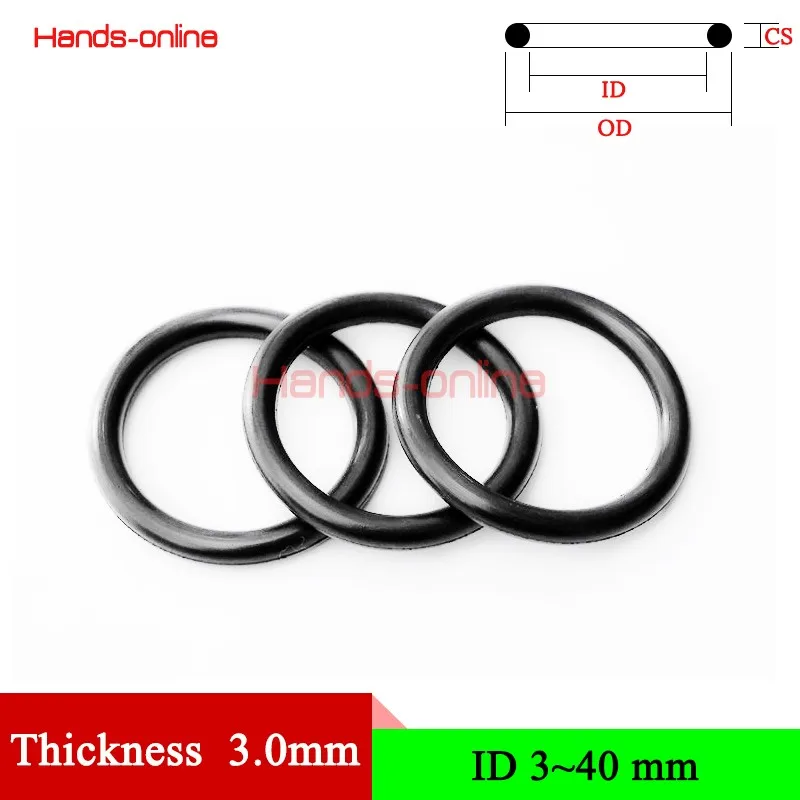 Резиновое уплотнительное кольцо NBR уплотнительная прокладка для масла CS 3 мм/0 118
