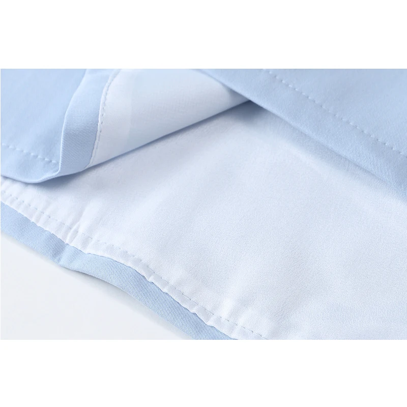 

Sexy Blue Crop Skirts Buttoms Women Irregular Spliced Retro Elegant Korean Streetwear Skirts Lady 2021 Summer Stylish OL Skirts