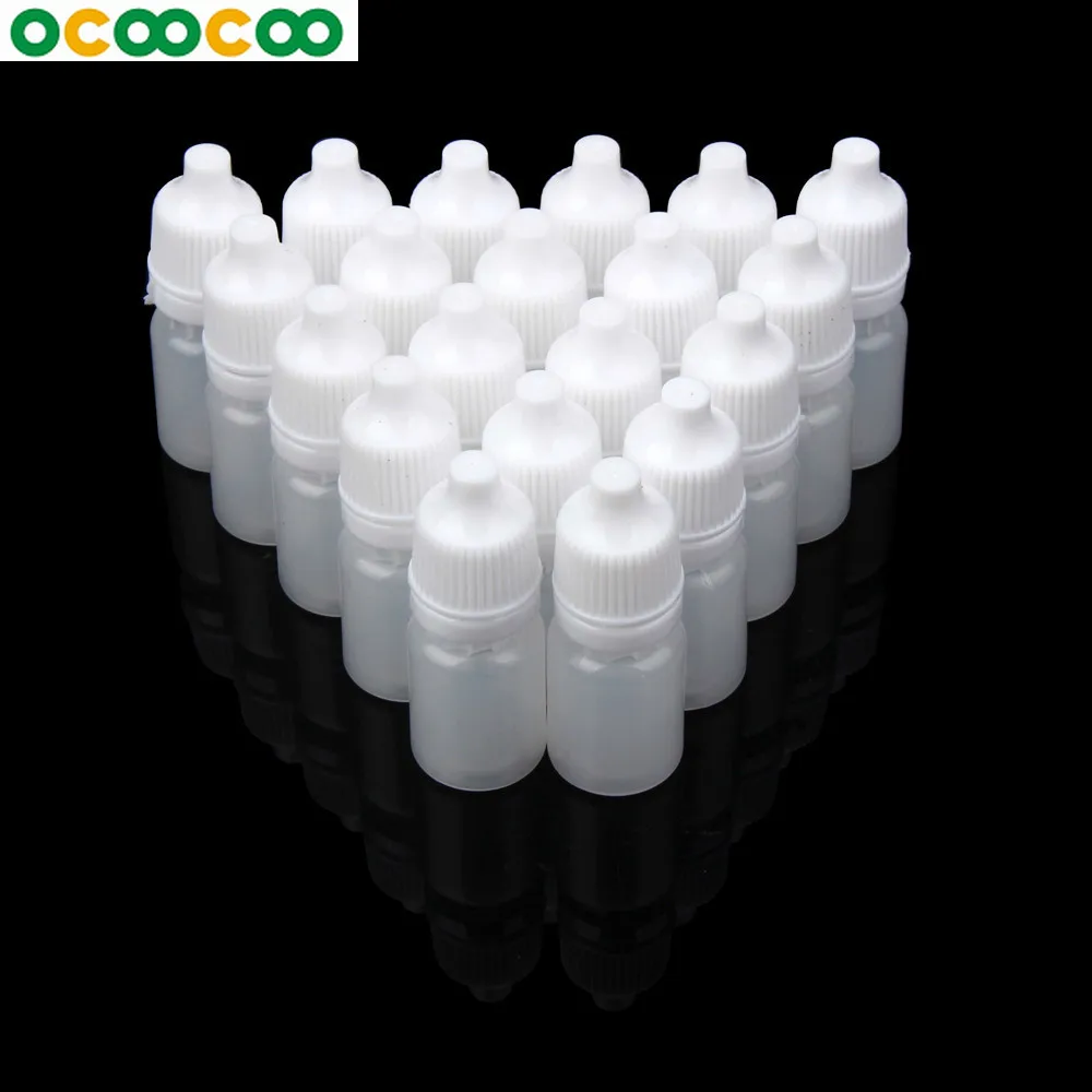 

50PCS 5ml/10ml/15ml/20ML/30ML/50ML Empty Plastic Squeezable Dropper Bottles Eye Liquid Dropper Refillable Bottles17